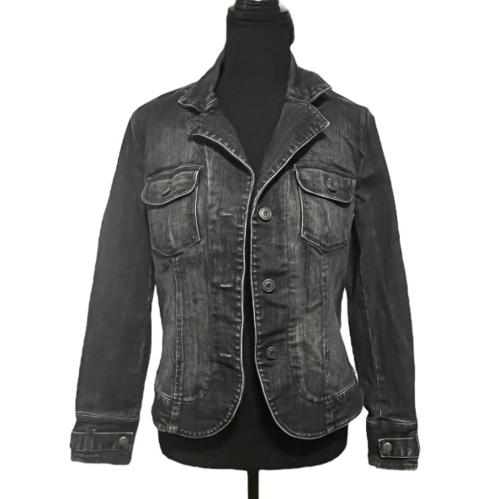 TALBOTS Denim Jacket Size: 6 SKU: O1-T